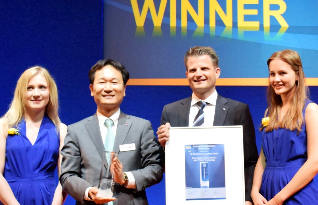 Lg Won The Intersolar Award For Photovoltaics Home Appliances World
