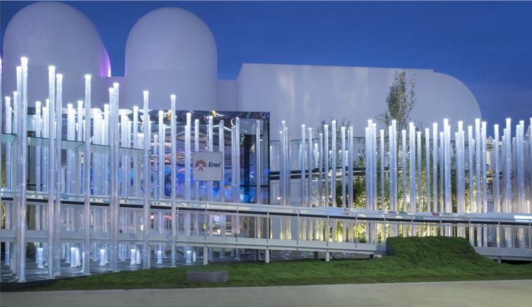 Enel Hall at Expo 2015: architectural lighting by iGuzzini 