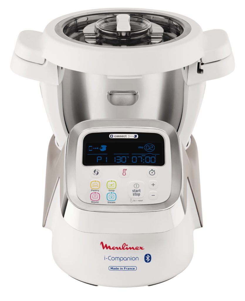 Intuitive controls make it easy to use innovative products such as cooking machine that can also be connected (courtesy of Moulinex) 